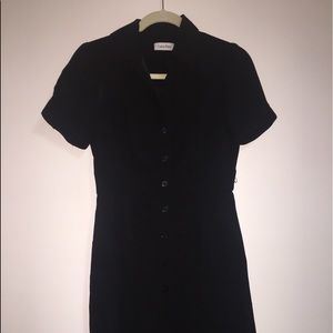 Button down cocktail dress